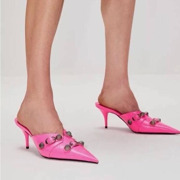 💯 New Authentic Balenciaga Cagole Pointed Toe Mule (Women