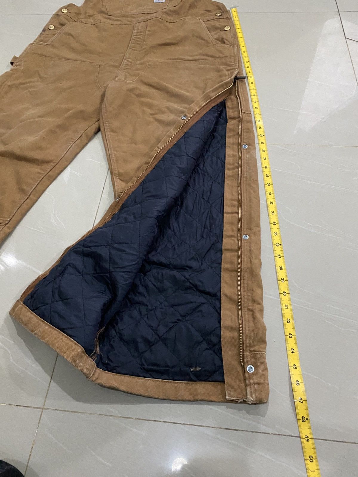 Carhartt Vintage Carhartt Overalls Double Knee Brown Big Size Size US 44 / EU 60 - 8 Thumbnail