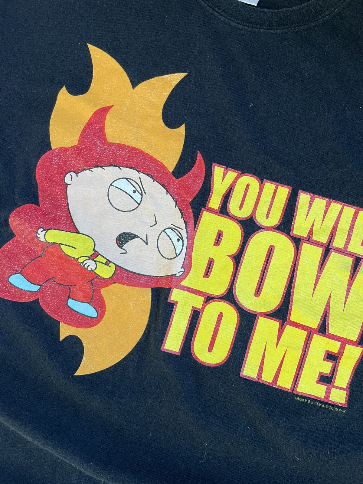 Cartoon Network × Vintage Y2K Vintage 2009 Family Guy Fox Stewie Devil T-Shirt Size US M / EU 48-50 / 2 - 2 Thumbnail