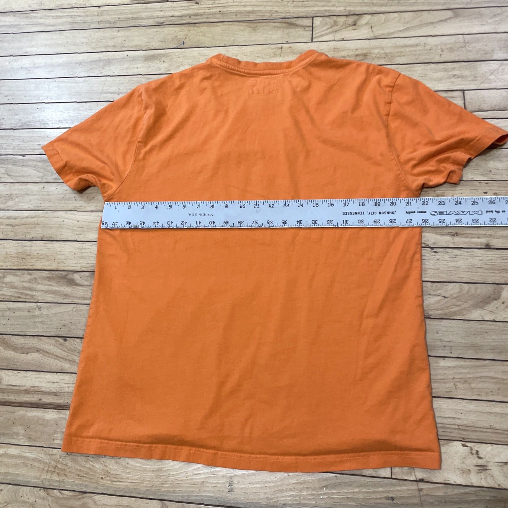 Guess GUESS T Shirt Mens M Orange Box Graphic Jersey Streetwear Stretch Crew Neck LA AngEl Logo Giftbox Box 90s Men Size US M / EU 48-50 / 2 - 6 Thumbnail