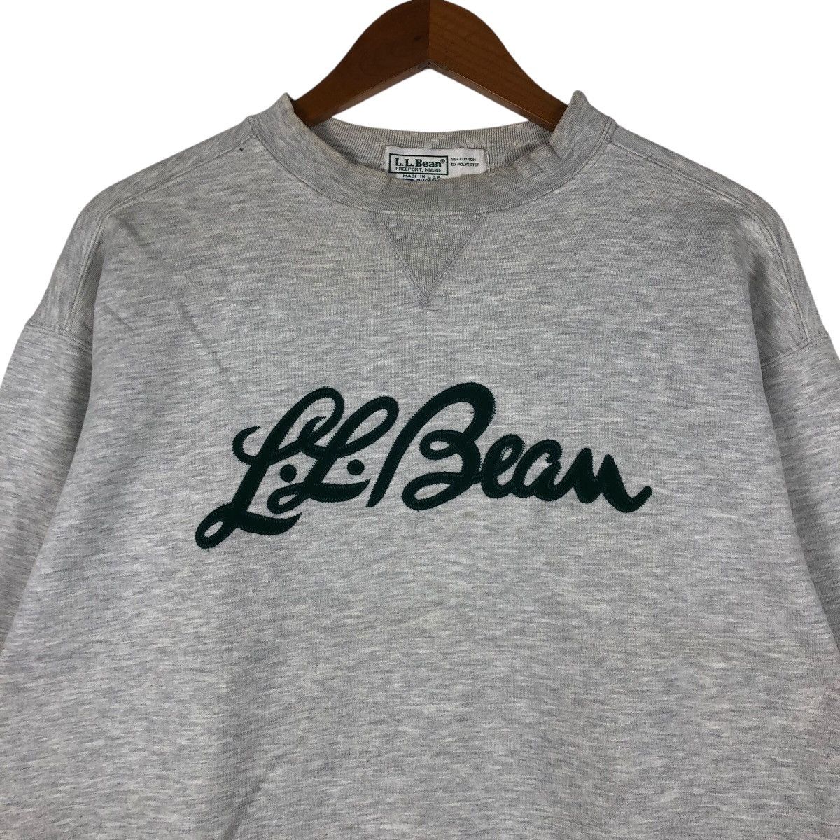 L.L. Bean L.L. BEAN Embroidery Spellout Crewneck Sweatshirt Size US M / EU 48-50 / 2 - 2 Thumbnail