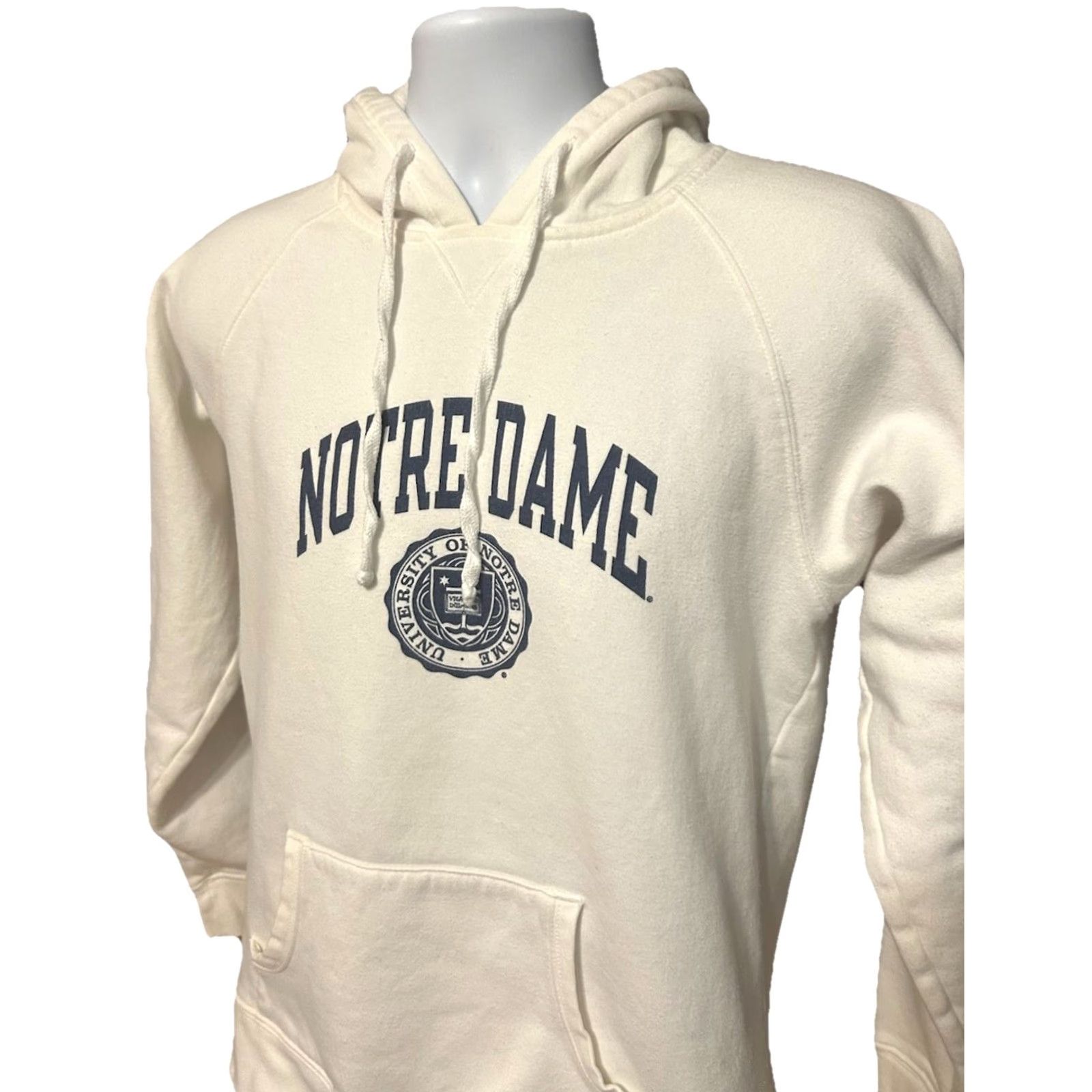 Champion Y2K University Notre Dame Hoodie Champion White Spell Out Adult Large Notre Dame Fighting Irish Size US L / EU 52-54 / 3 - 4 Thumbnail