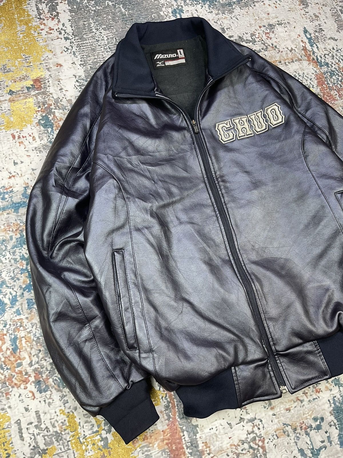 Mizuno Vintage MIZUNO BASEBALL Varsity Bomber Jackets Size US L / EU 52-54 / 3 - 3 Thumbnail