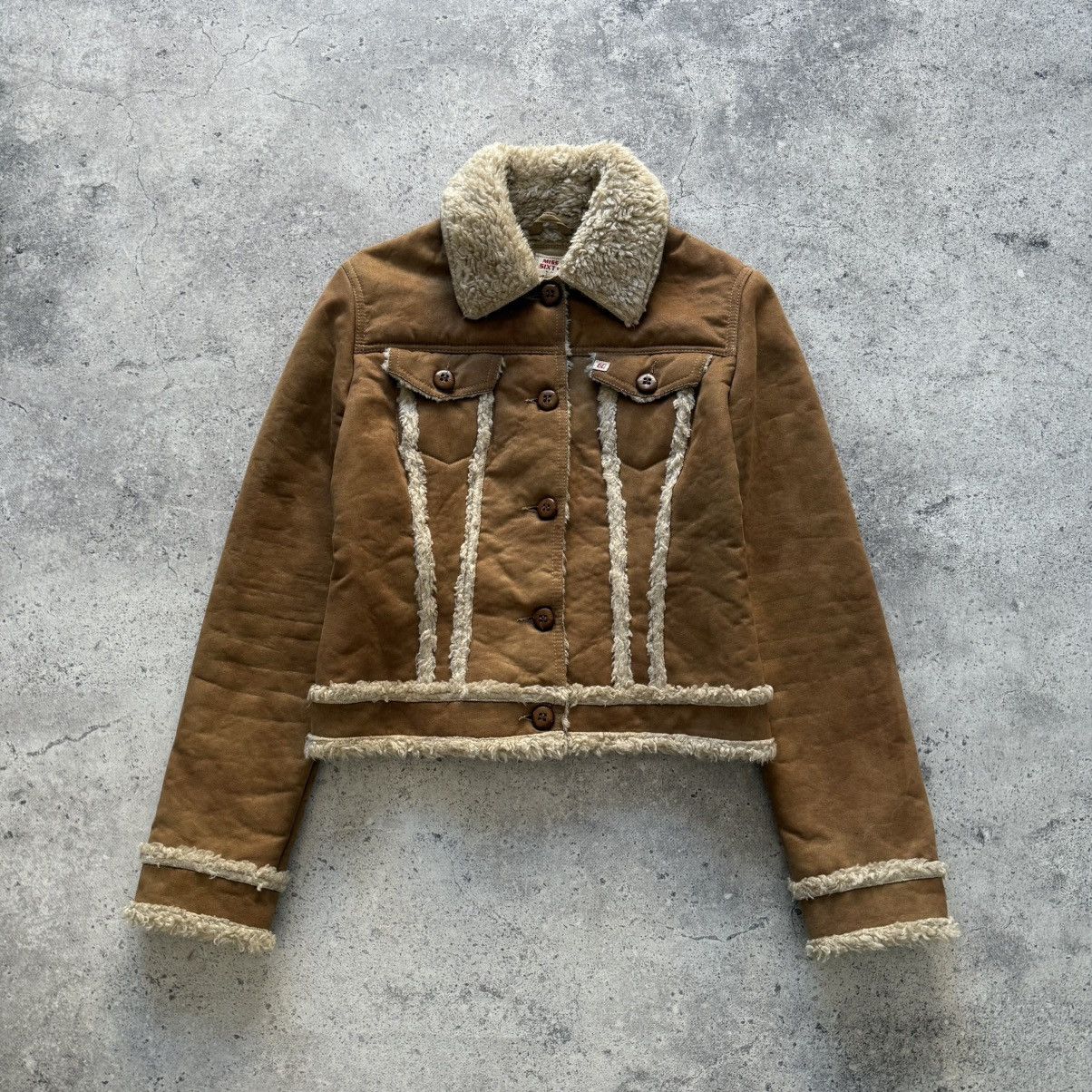 Miss Sixty Vintage Miss Sixty Sheepskin Coat Jacket Size M / US 6-8 / IT 42-44 - 1 Thumbnail