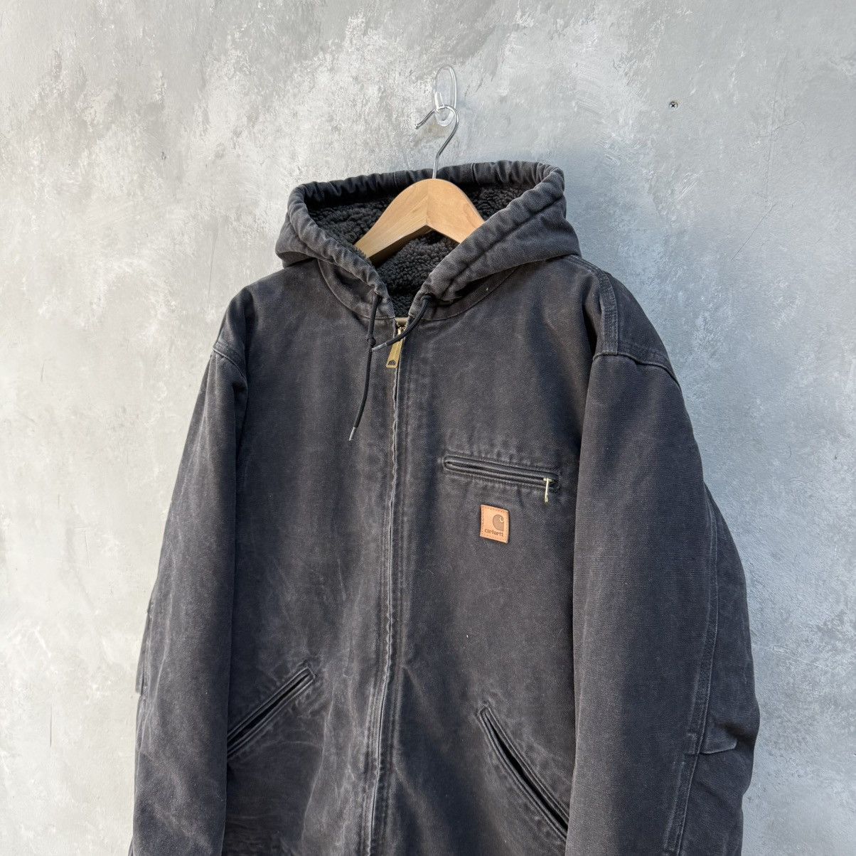 Carhartt Carhartt Black Sierra Jacket J141 BLK Size US XL / EU 56 / 4 - 2 Thumbnail