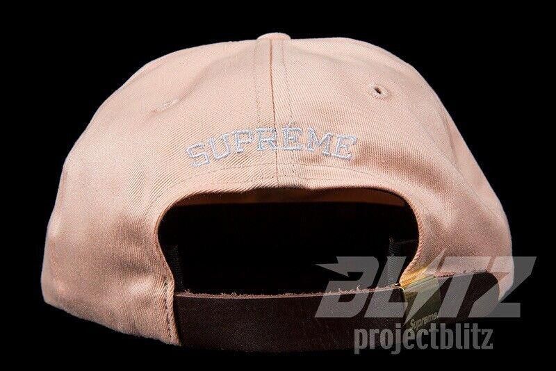 Supreme SS18 Supreme Visor Label 6-Panel Cap Hat Light Peach 2018 Size ONE SIZE - 4 Thumbnail