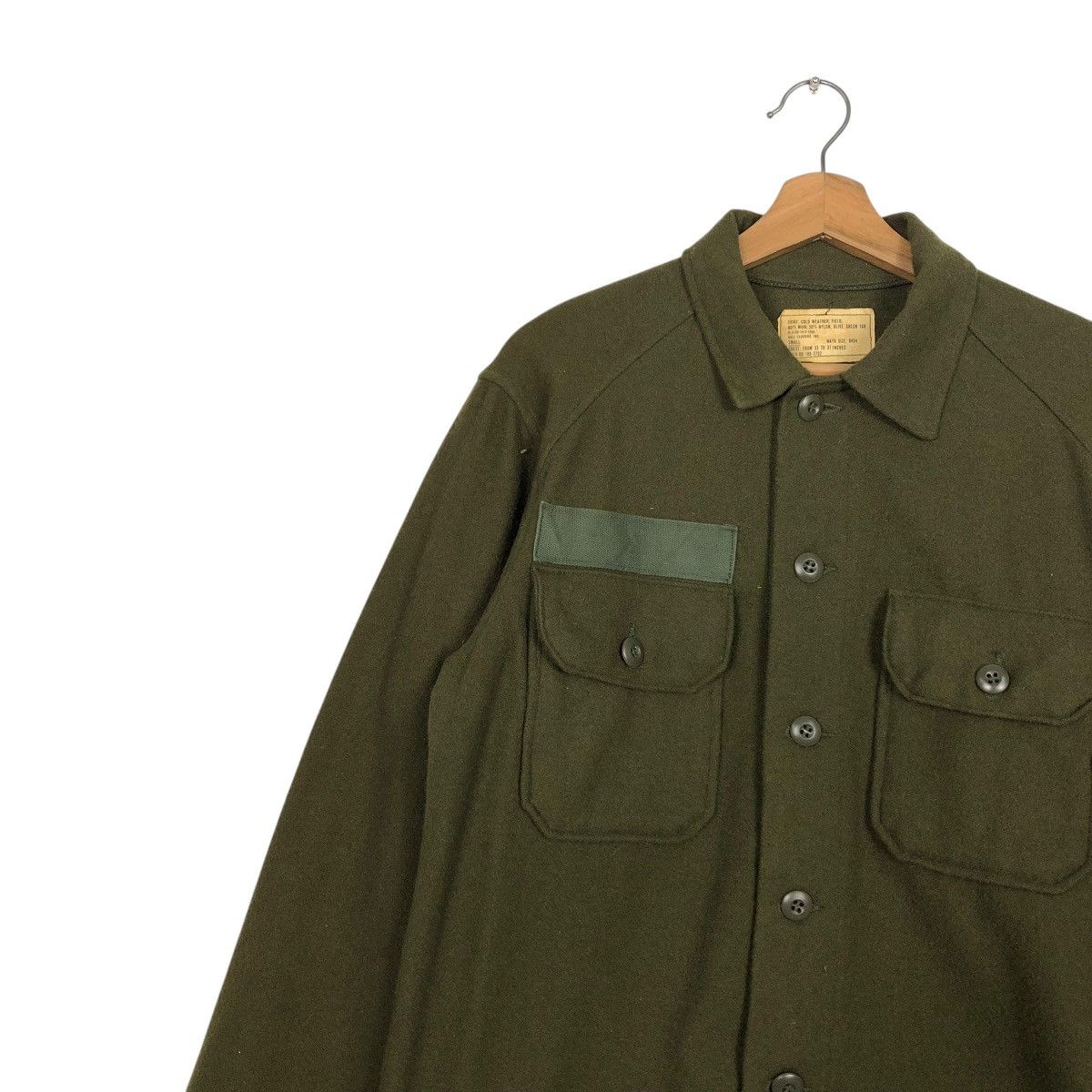 Vintage 🔥VINTAGE WOOL BUTTON CHORE JACKET MILITARY USN Size US S / EU 44-46 / 1 - 9 Thumbnail