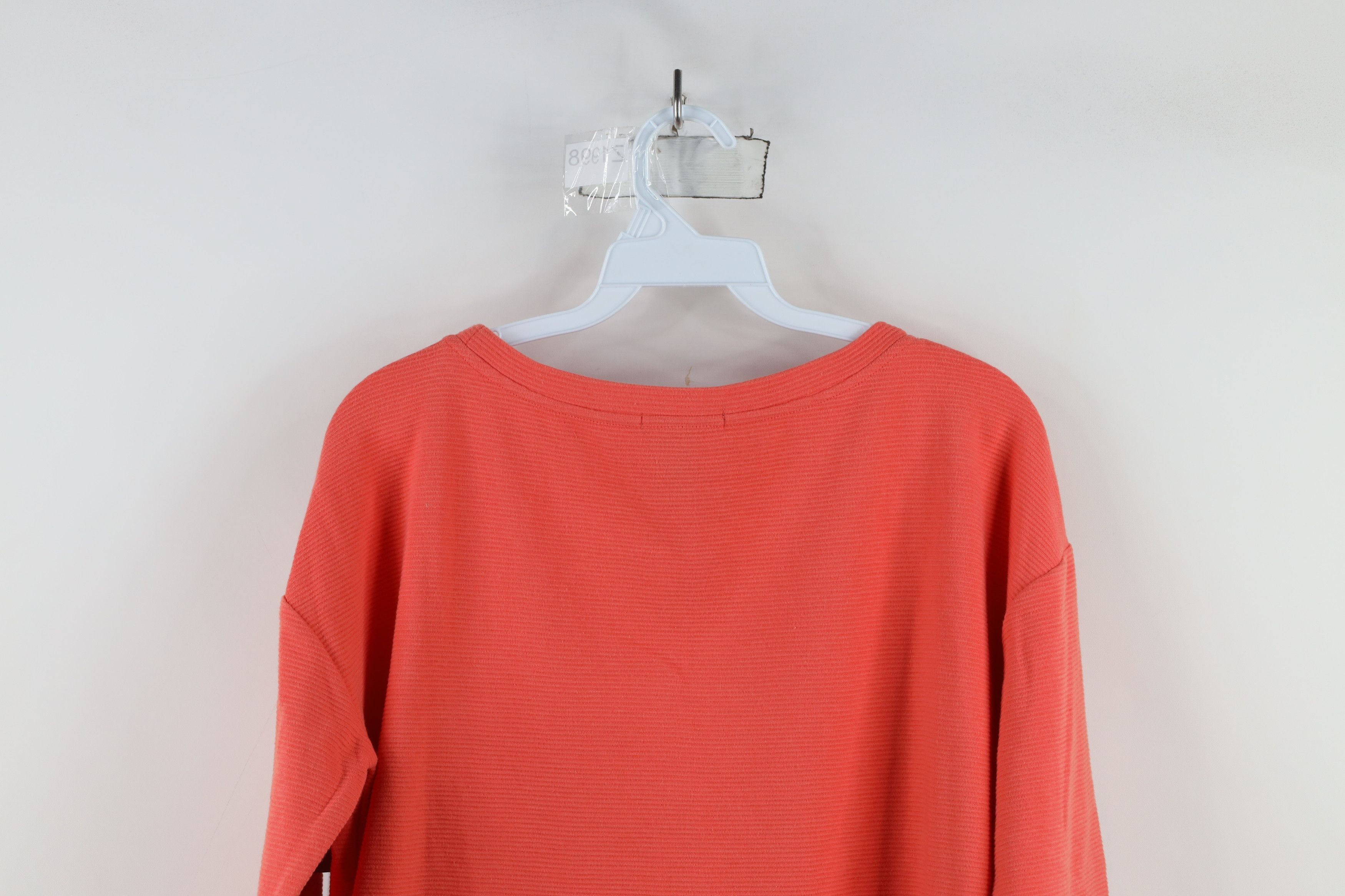 Gap × Vintage New Sample Gap Textured Ribbed Knit 3/4 Sleeve T-Shirt Size S / US 4 / IT 40 - 10 Thumbnail