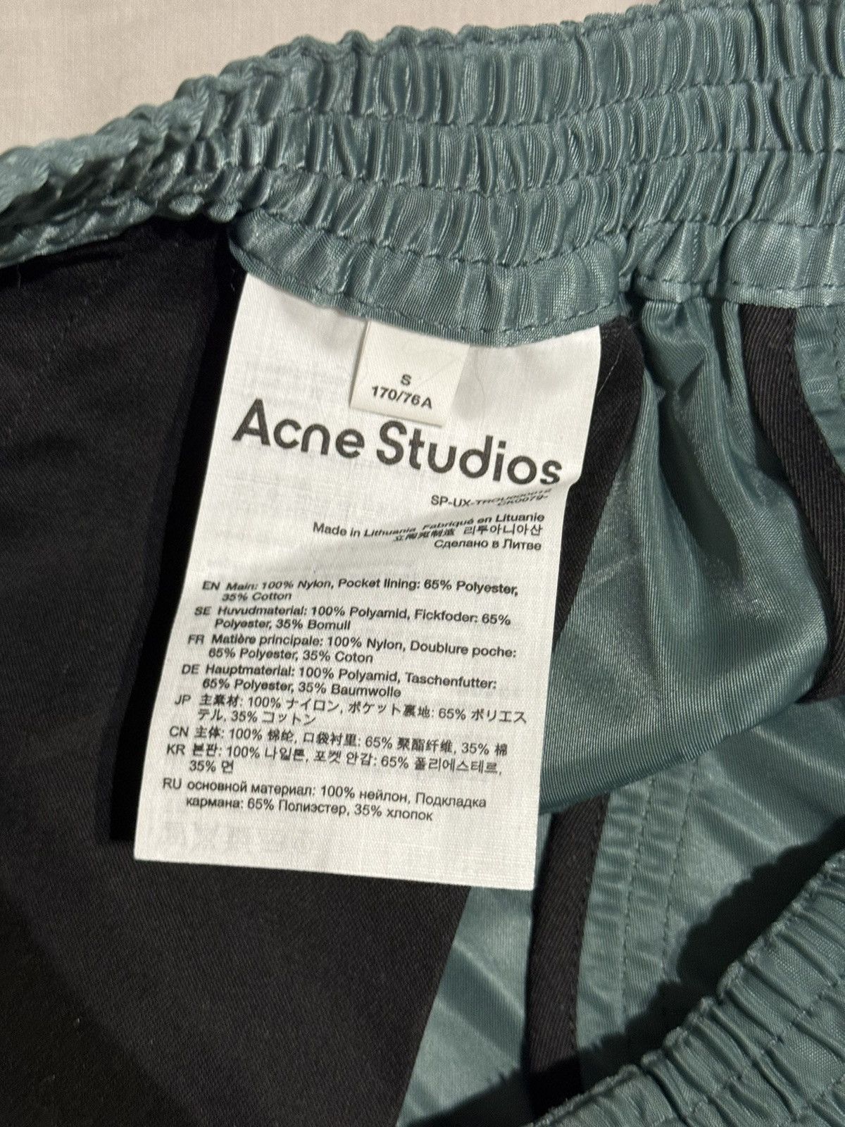 Acne Studios Green Track Pants Joggers Size US 30 / EU 46 - 6 Thumbnail