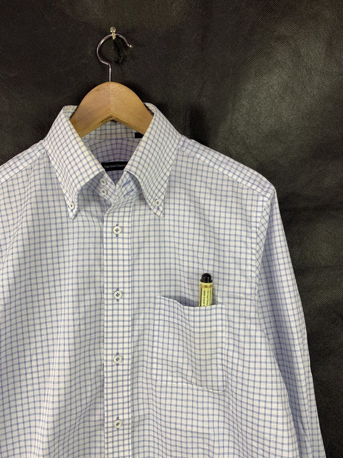 Designer Steals! The Suit Company Formal Plaid Checkered Button Shirt Size US L / EU 52-54 / 3 - 3 Thumbnail