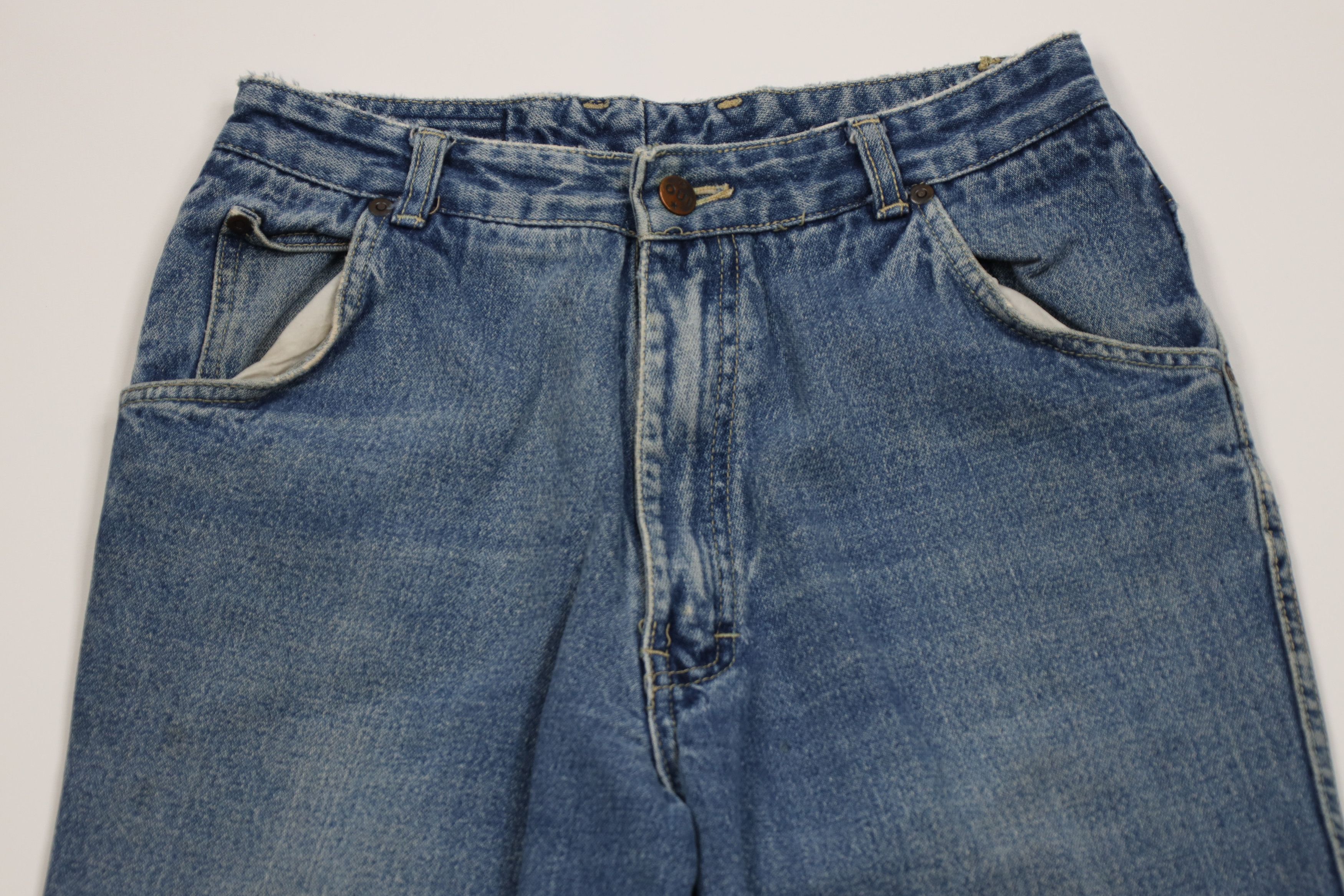Vintage Vintage 90s Streetwear Relaxed Fit Bootcut Denim Jeans Blue Size 36" / US 14 / IT 50 - 2 Thumbnail