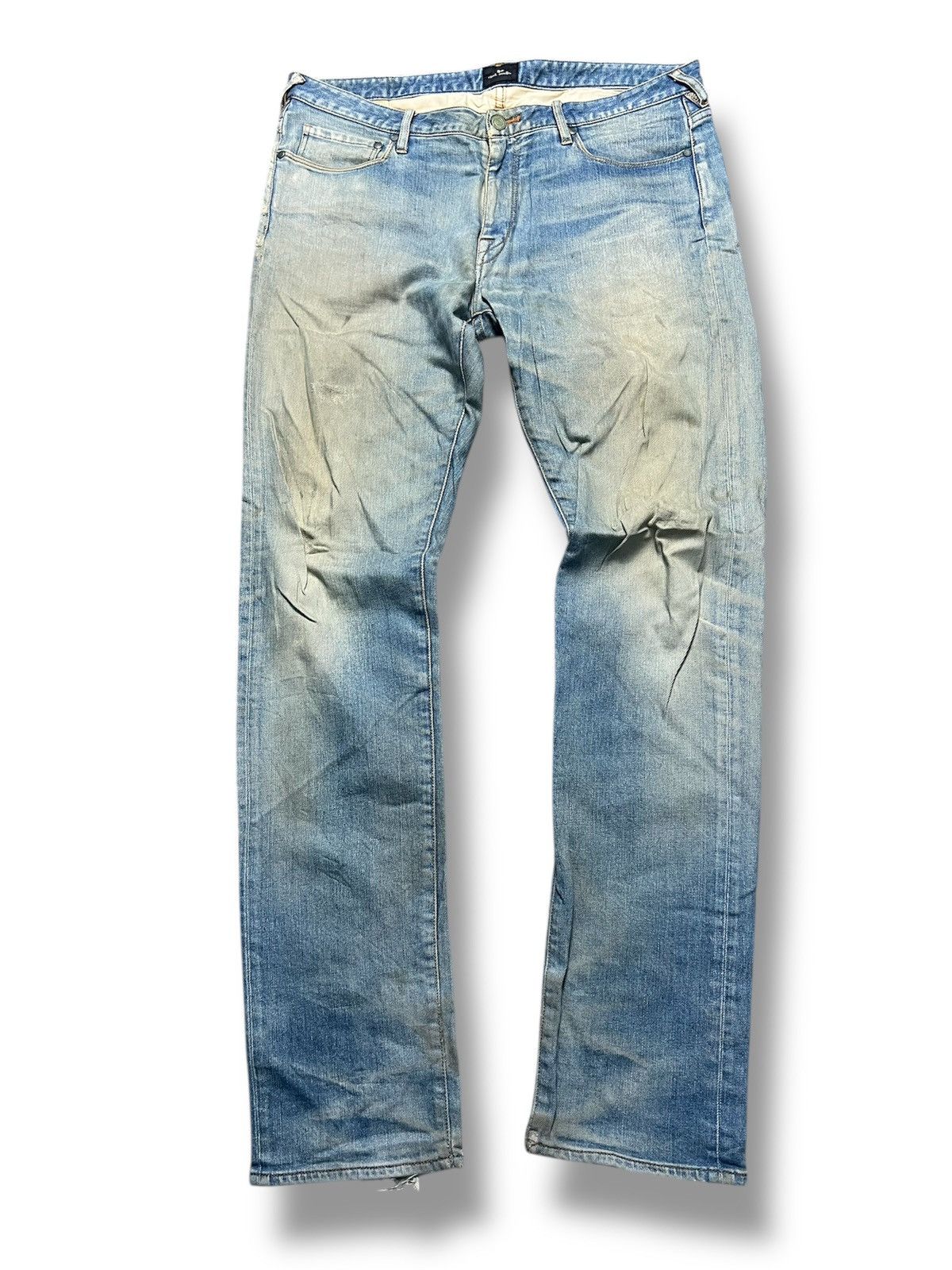 Paul Smith PS Paul Smith Distressed Denim Jeans (41) Size US 35 - 1 Thumbnail