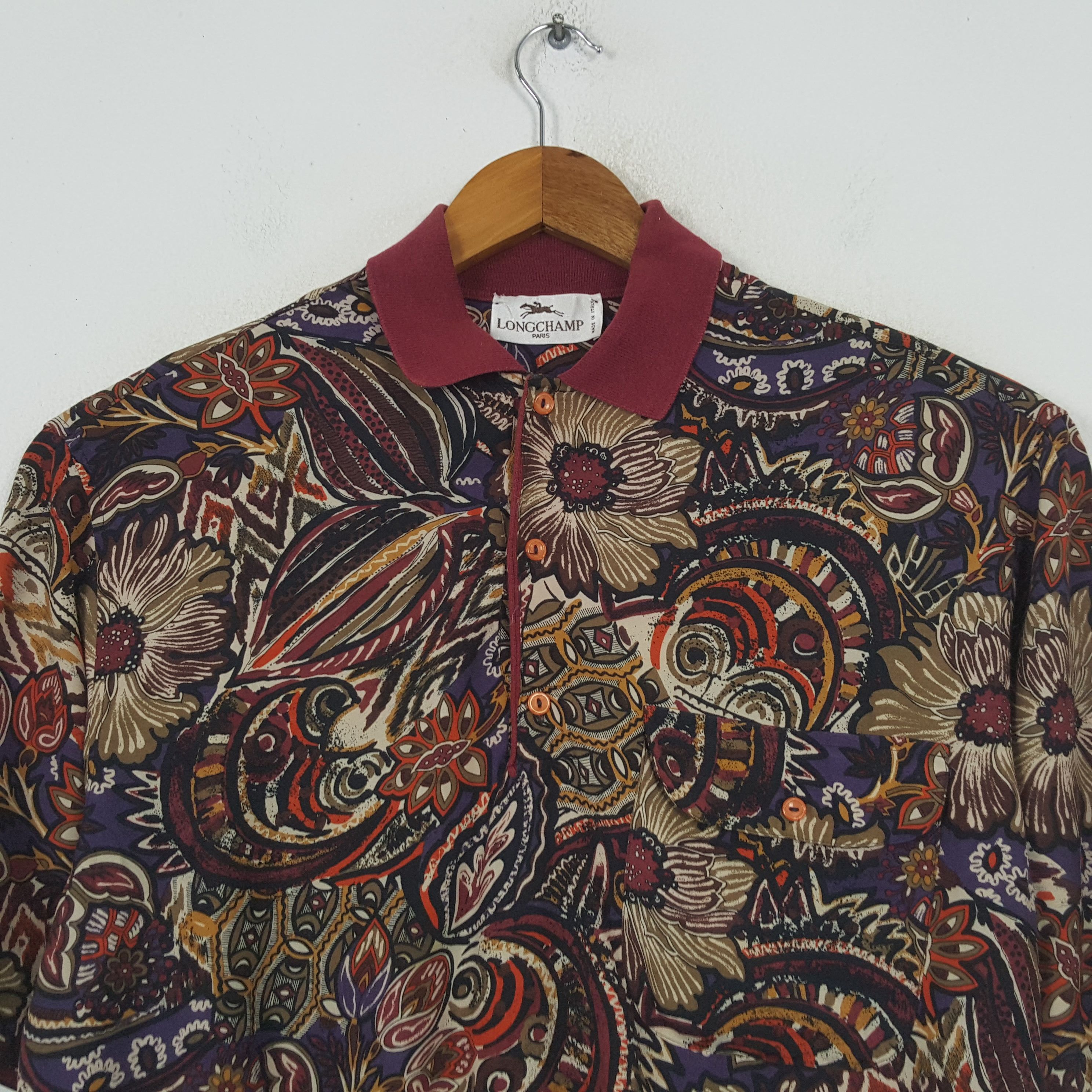 Longchamp Vintage LONGCHAMP Luxury Fashion Brand Shirt RR10 Size US XL / EU 56 / 4 - 2 Thumbnail