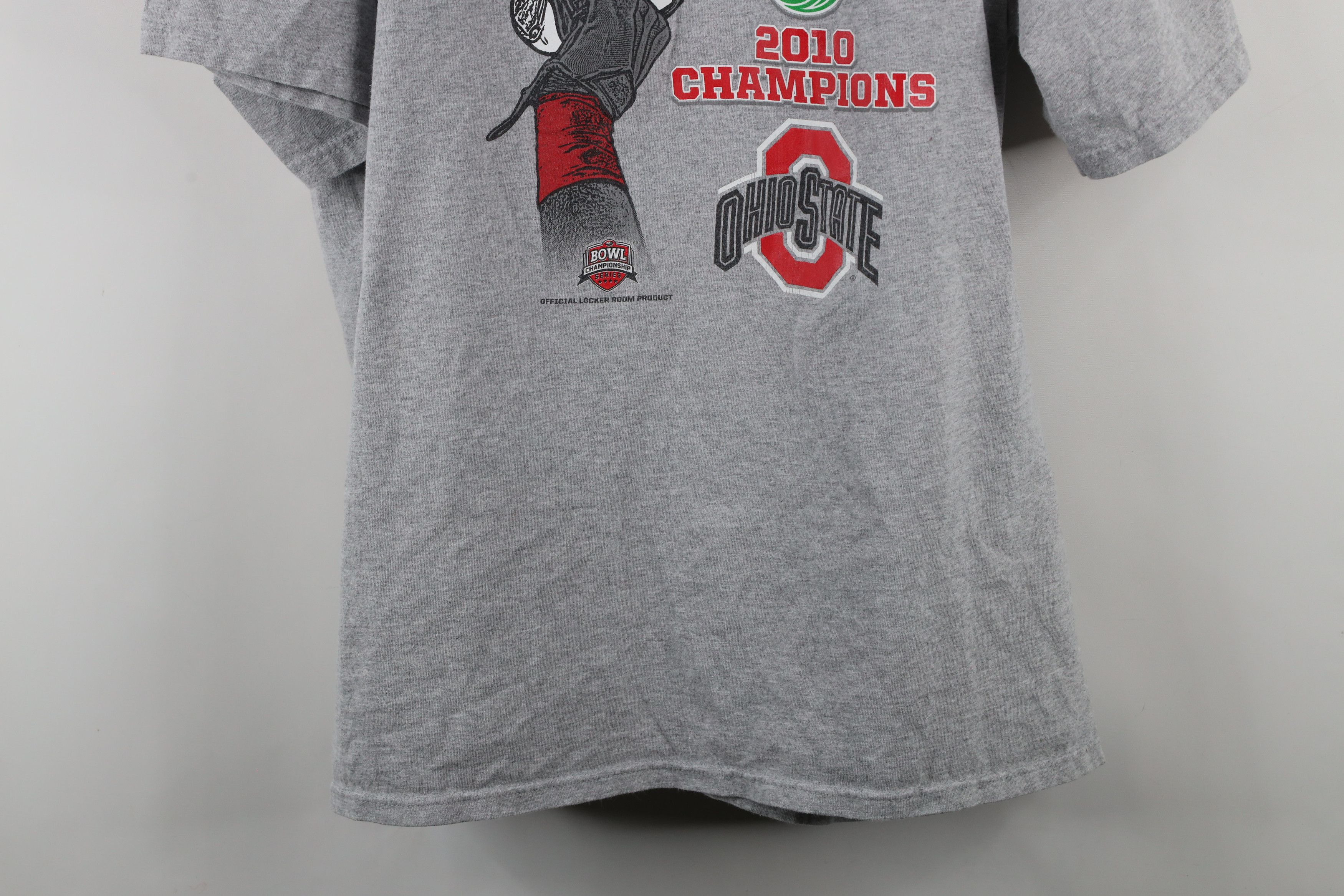 Nike × Vintage Nike Champ Ohio State University Football Helmet T-Shirt Size US XXL / EU 58 / 5 - 3 Thumbnail