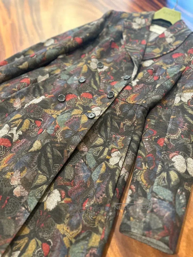Valentino Valentino Butterfly wool coat Size S / US 4 / IT 40 - 4 Thumbnail