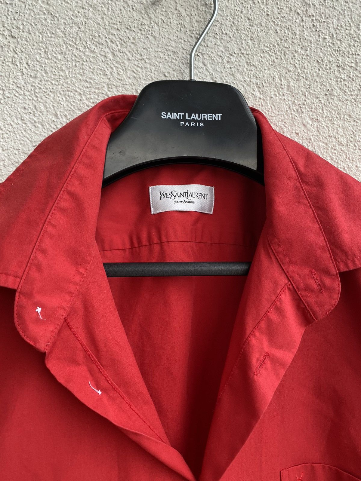Yves Saint Laurent Summer YSL Shirt Red Button Up Size US L / EU 52-54 / 3 - 14 Thumbnail
