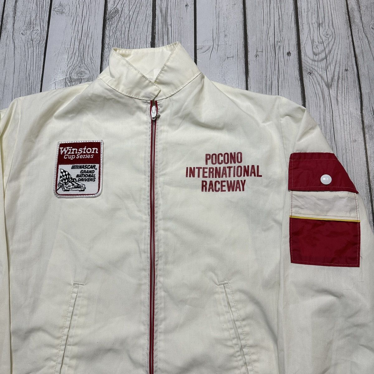 NASCAR Vintage Pocono Raceway jacket Size US XXS / EU 40 - 3 Thumbnail