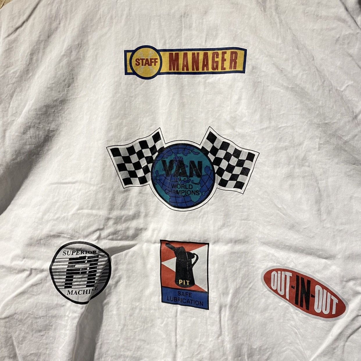 Japanese Brand × Vintage 🔥🔥🔥ARCHIVE VTG VAN JAC RACING STAFF MOTORSPORTS JACKETS Size US S / EU 44-46 / 1 - 11 Thumbnail