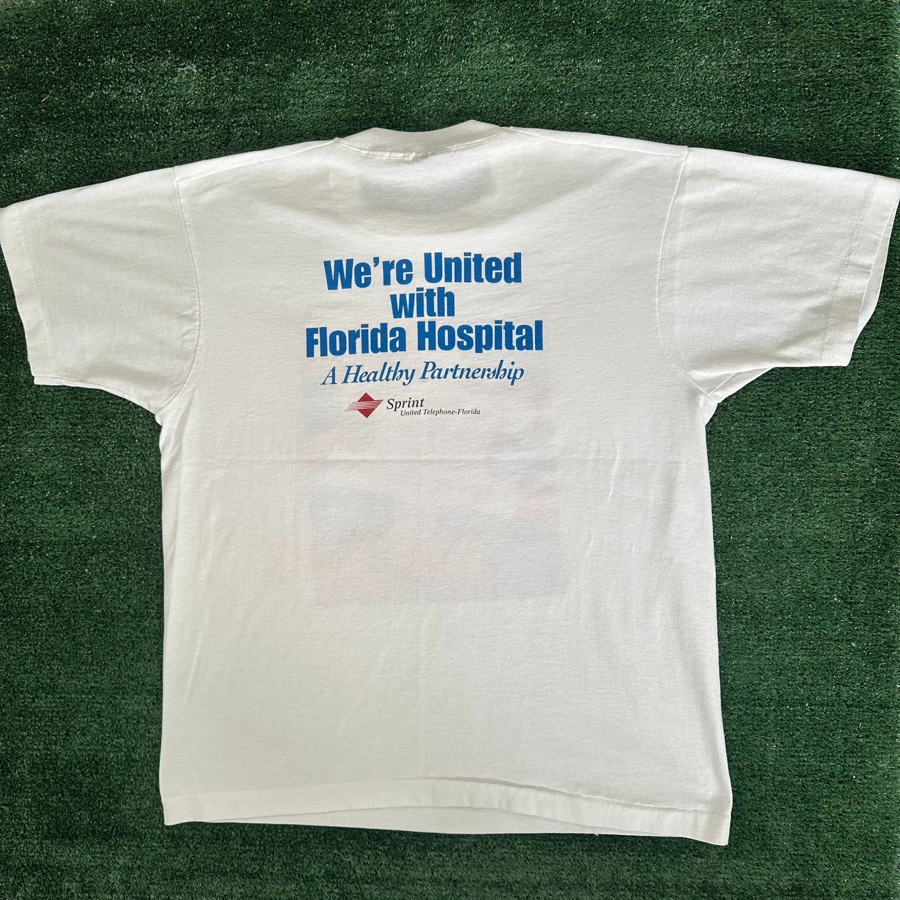 Vintage Vintage 80s Cancer Research T-Shirt Single Stitch Florida Ho Size US L / EU 52-54 / 3 - 5 Thumbnail