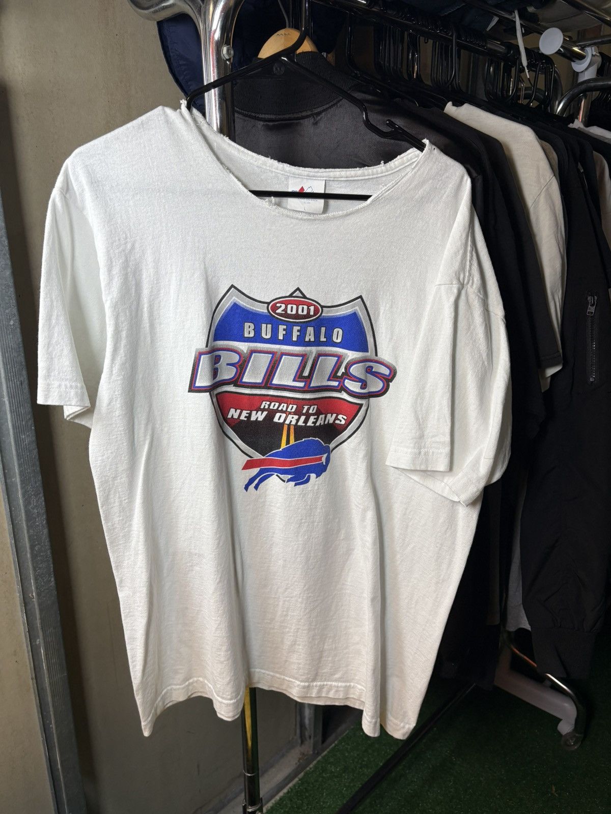 NFL × Vintage 2001 Buffalo Bills Season T-Shirt Size US L / EU 52-54 / 3 - 1 Thumbnail
