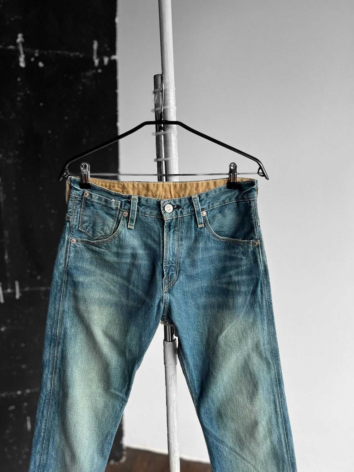 Designer × Levi's Levis 504 Womens Blue Denim Jeans Pockets Logo Size 30" / US 8 / IT 44 - 4 Thumbnail