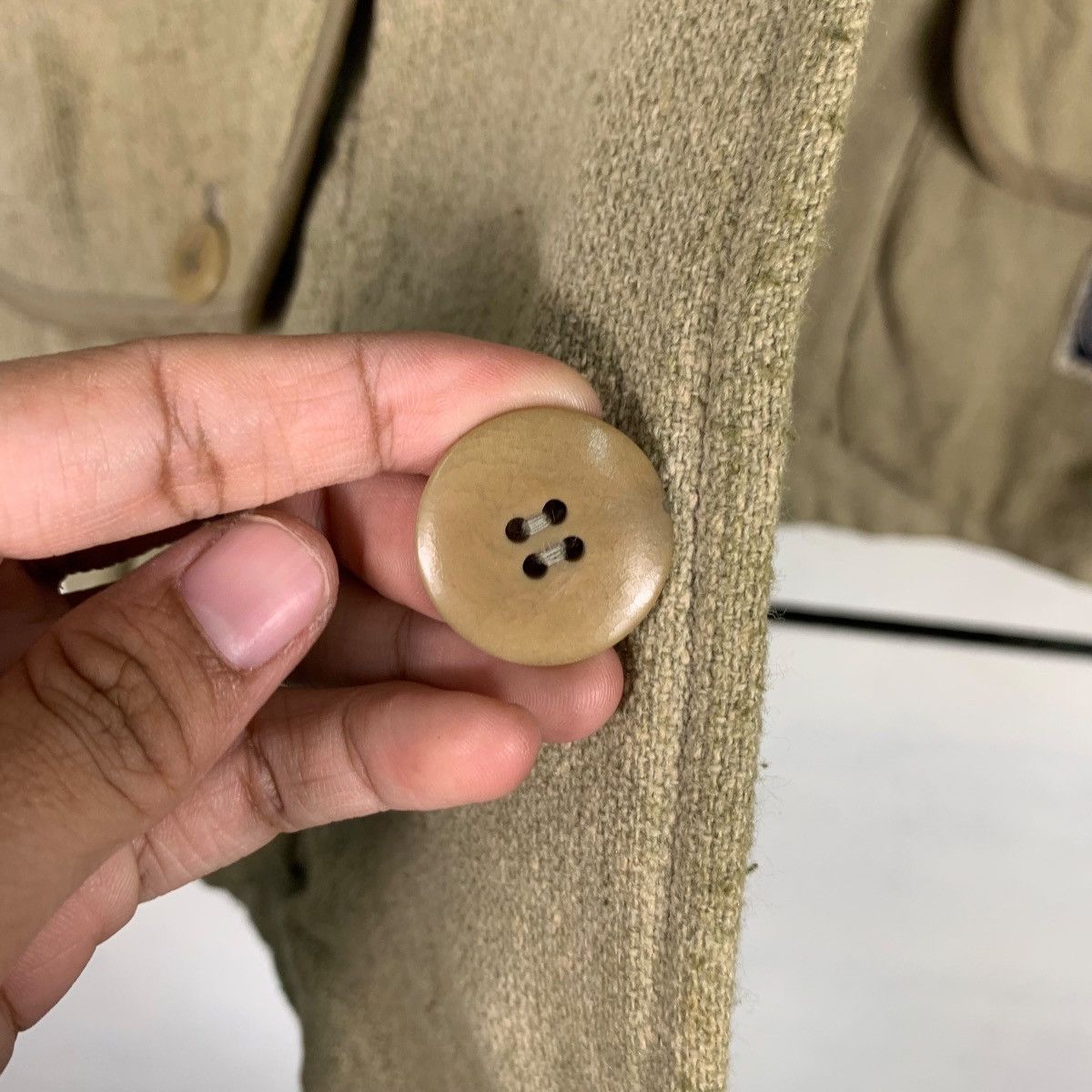 ABAHOUSE ABAHHOUSE Hooded Jacket Button Closure #0329-C15 Size US XL / EU 56 / 4 - 14 Thumbnail