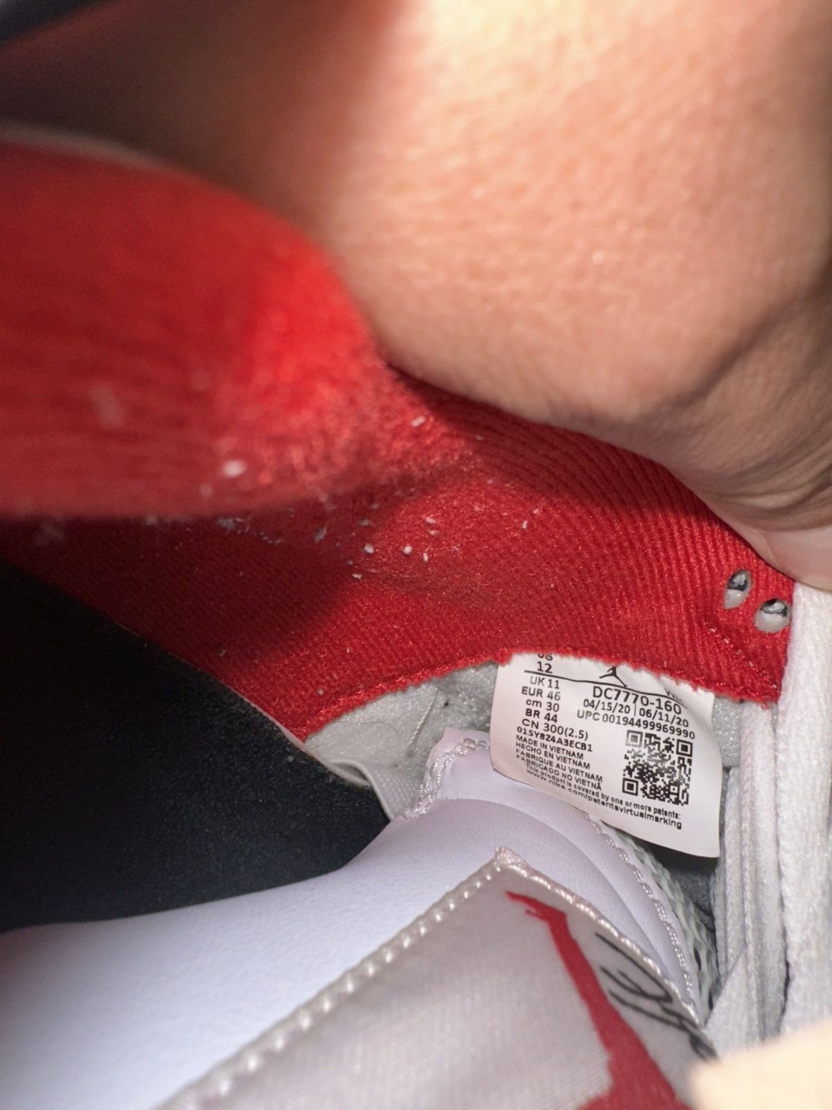Jordan Brand Jordan 4 Retro “Fire Red” Size US 12 / EU 45 - 10 Thumbnail