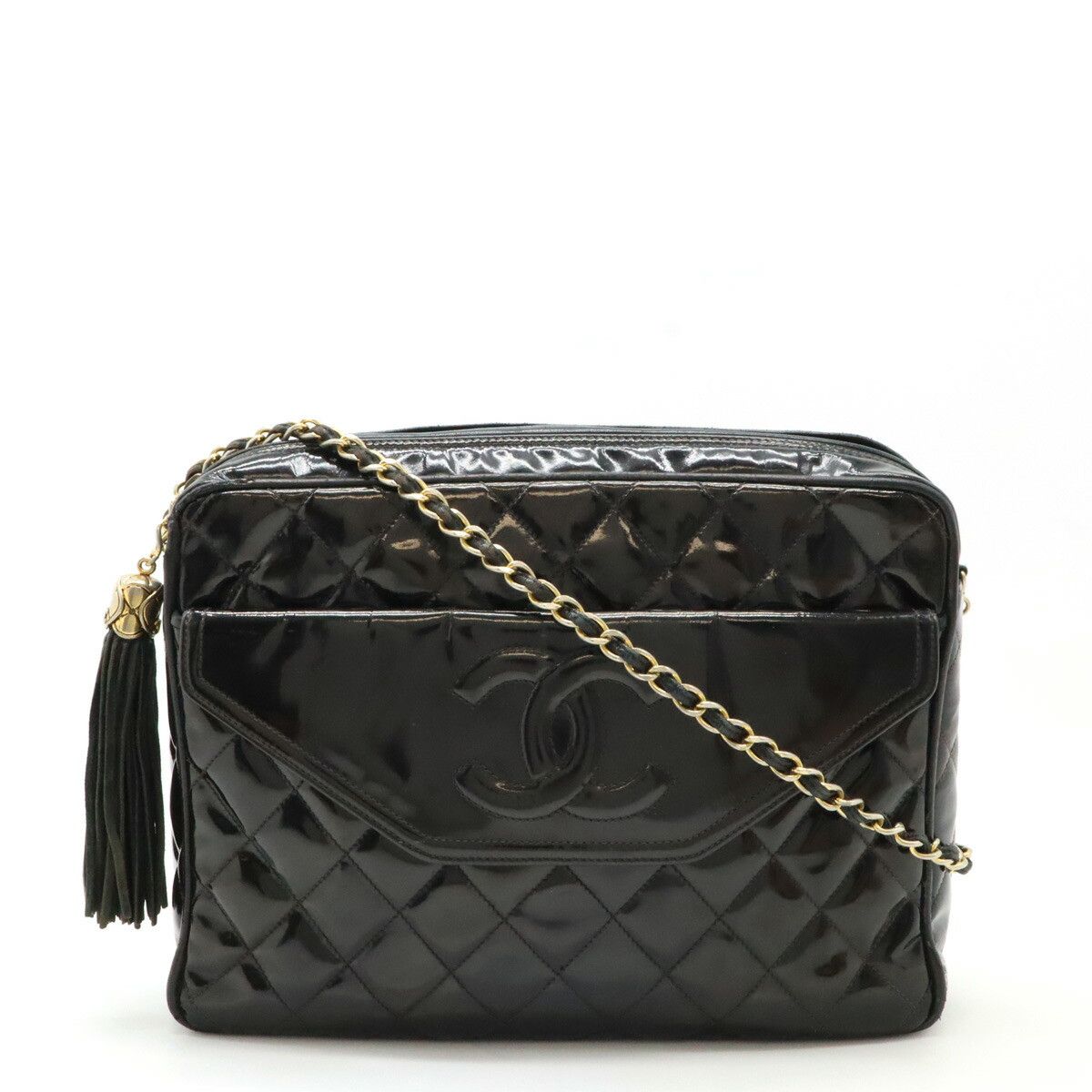 Chanel Chanel Chanel Matelasse Patent leather Shoulder Bag Enamel Shoulder Bag Size ONE SIZE - 1 Thumbnail