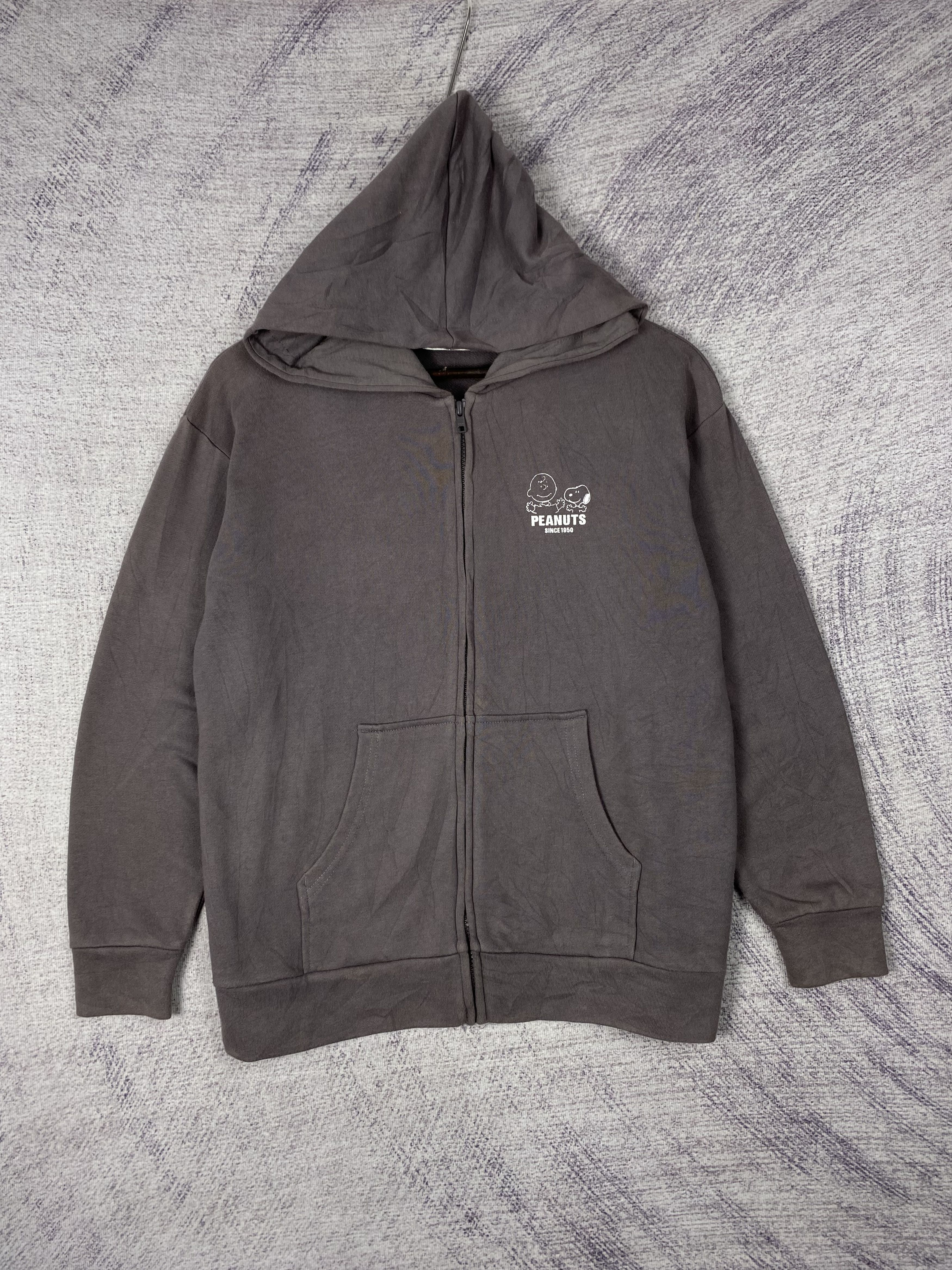 Peanuts Vintage Peanuts Zip Up Hoodies Size US S / EU 44-46 / 1 - 1 Thumbnail