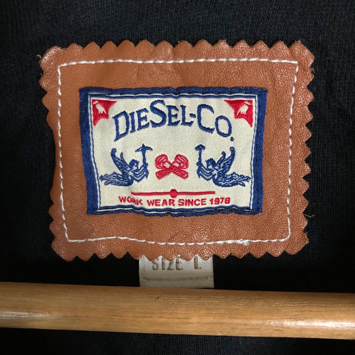 Diesel Vintage Diesel Co. Flat Button Hidden Zipper Jacket Size US L / EU 52-54 / 3 - 7 Thumbnail