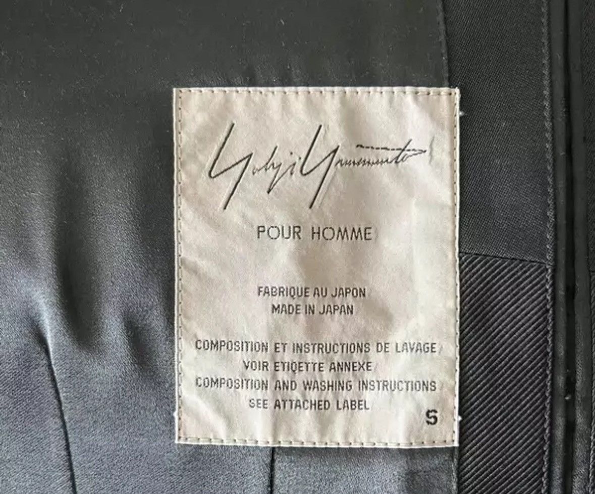 Yohji Yamamoto Yohji Yamamoto 94aw silk collar patchwork suit Size 44R - 5 Thumbnail