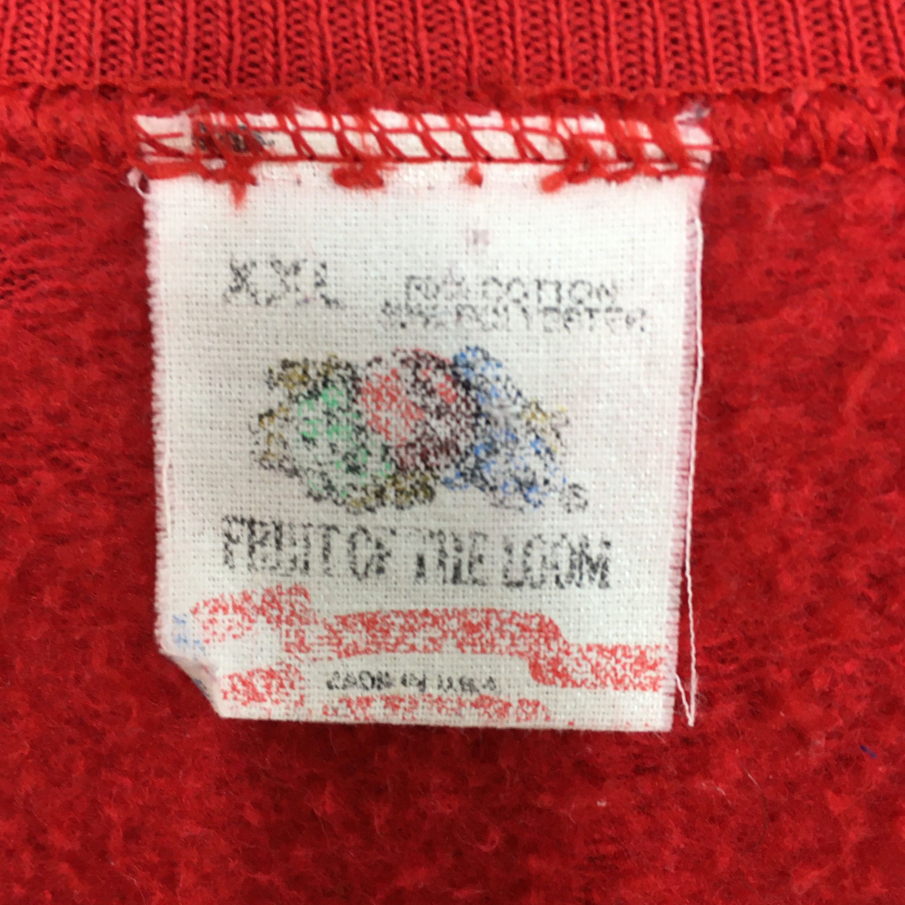 Fruit Of The Loom Vintage Wisconsin Badgers Ncaa Sweatshirt XXLarge Size US XXL / EU 58 / 5 - 3 Thumbnail
