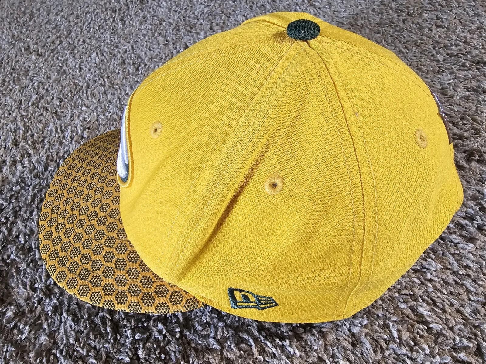 New Era GREEN BAY PACKERS SNAPBACK Yellow HAT FOOTBALL NEWERA 9FIFTY Size ONE SIZE - 4 Thumbnail