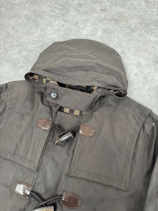 Louis Vuitton 2000s Louis Vuitton Khaki Green Trench Monogrammed HoodedJacket Size US M / EU 48-50 / 2 - 6 Thumbnail