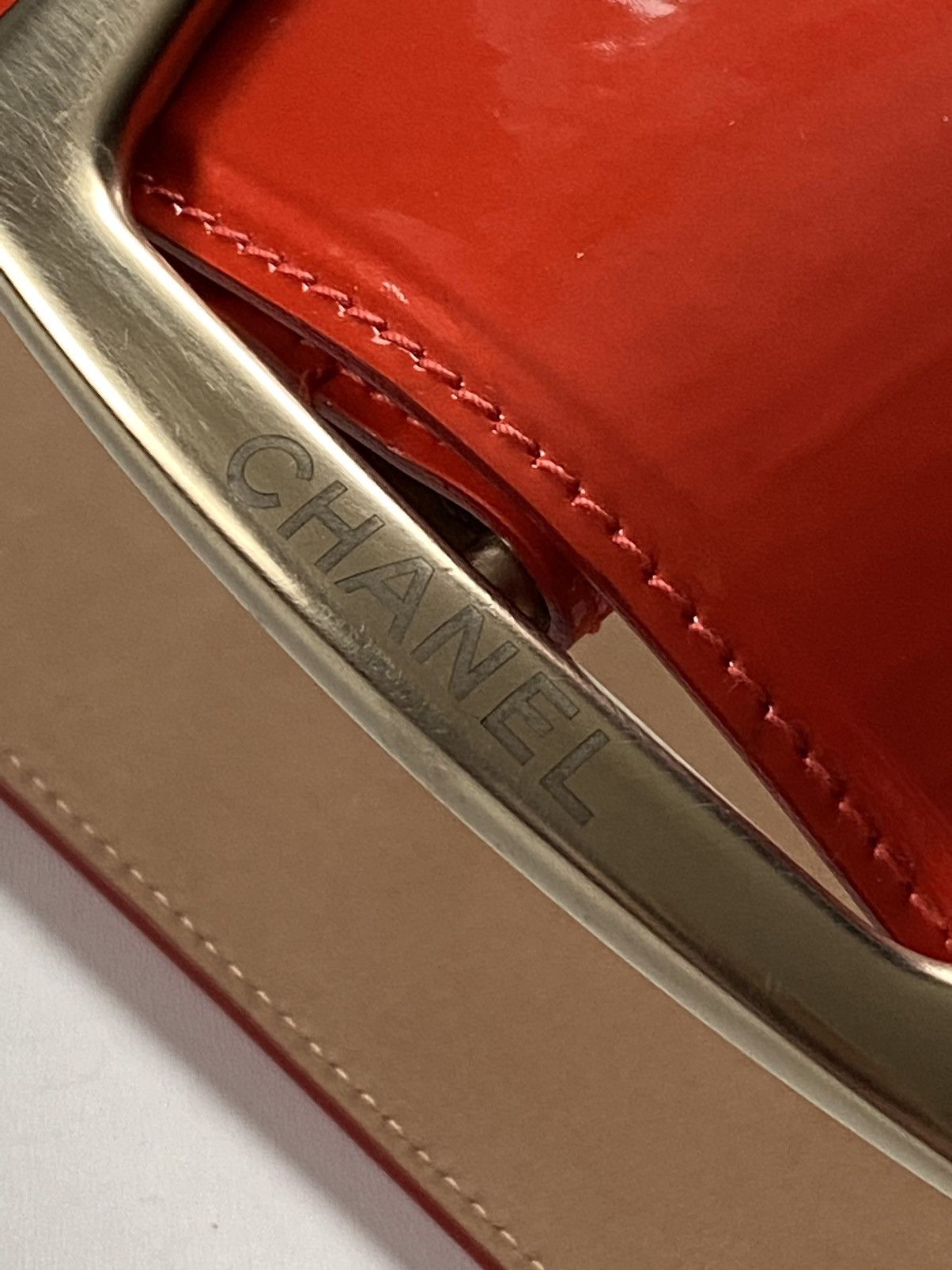 Chanel 🔥SS08 Chanel by Karl Lagerfeld Patent Leather Wide Belt Size ONE SIZE - 5 Thumbnail