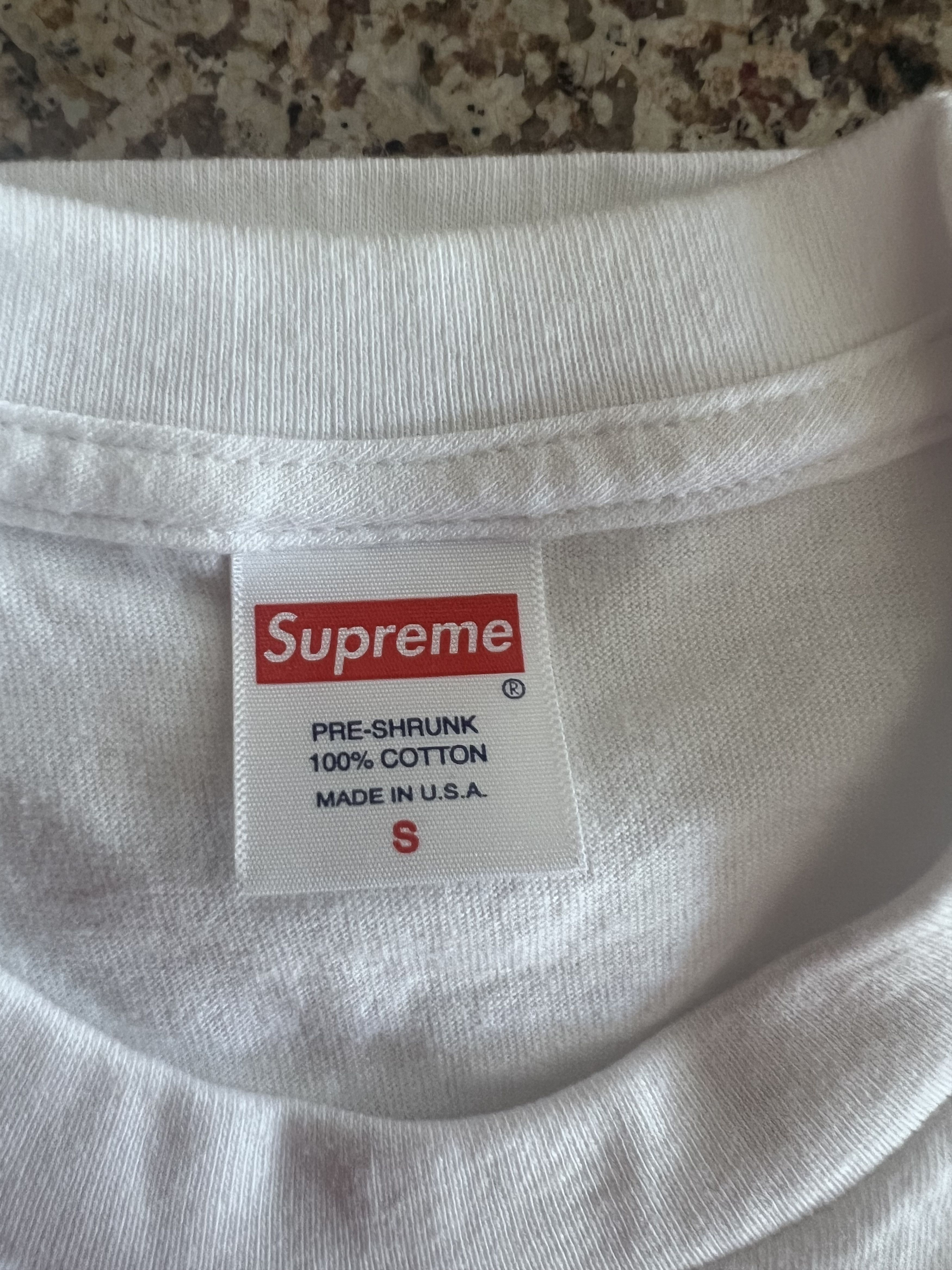 Supreme Supreme Blank White Size Small Size US S / EU 44-46 / 1 - 1 Thumbnail