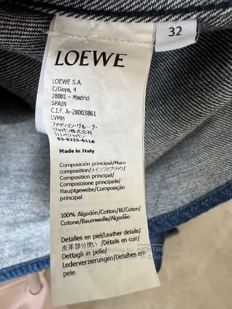 Loewe Loewe Howl's Moving Castle Collaboration Denim Jacket, Shi Size 4XL / US 24-26 - 4 Thumbnail