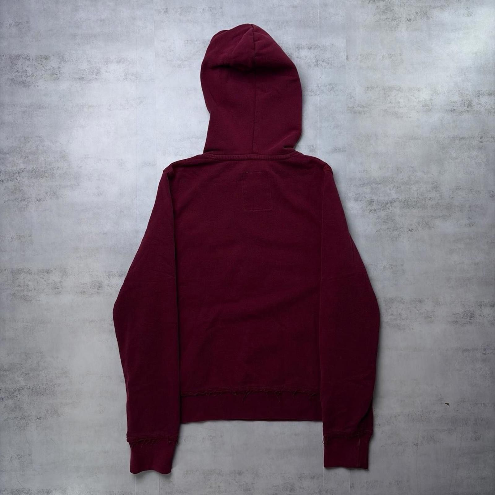 Aeropostale Y2K Burgundy Aeropostale Grunge Skater Hoodie Size M / US 6-8 / IT 42-44 - 7 Thumbnail
