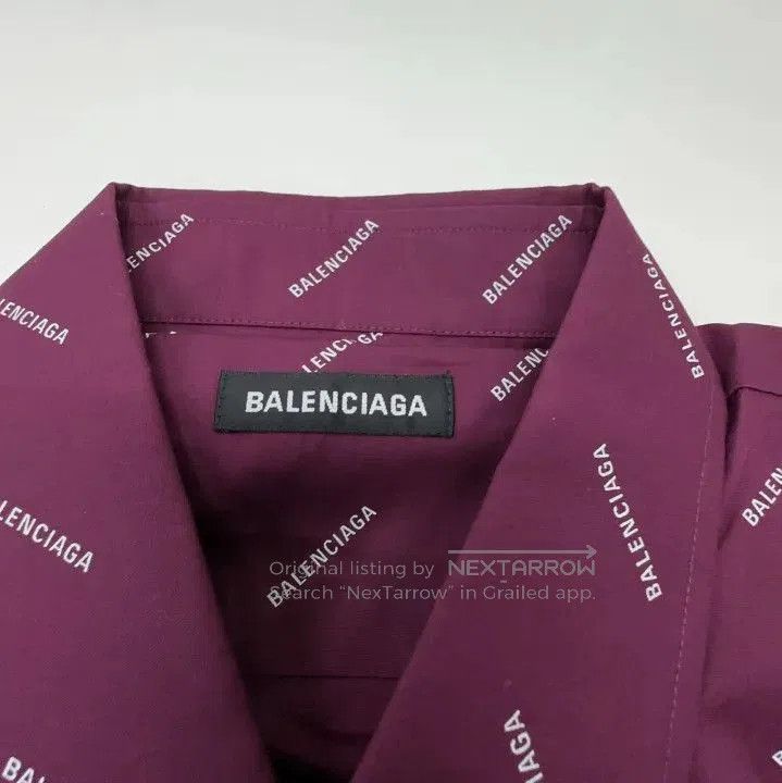 Balenciaga Balenciaga Red Logo Print Short Sleeve Polo Shirt. Size US M / EU 48-50 / 2 - 4 Thumbnail