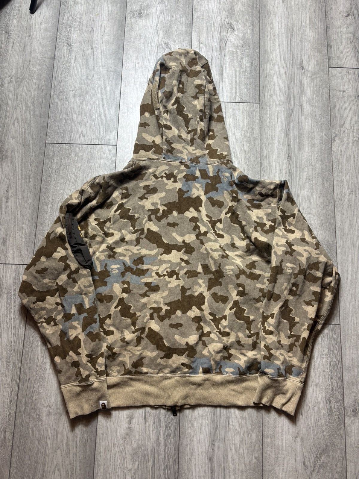 Bape Bape military sand camo hoodie Size US M / EU 48-50 / 2 - 10 Thumbnail