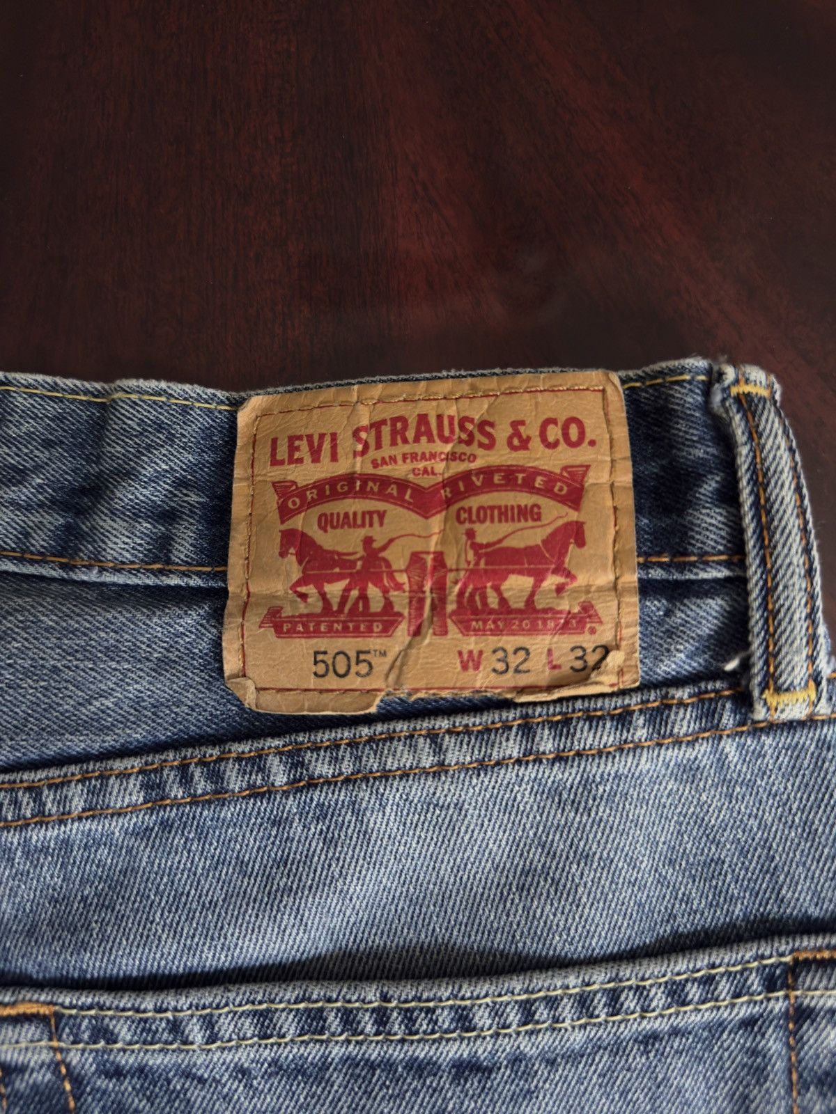 Other Vintage Levi Patch Work Denim Size US 32 / EU 48 - 5 Thumbnail