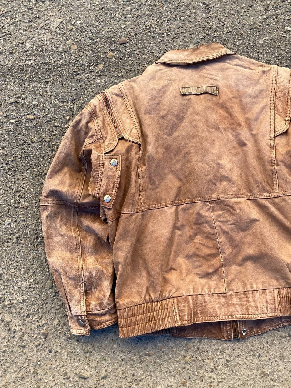 Other Avant Garde Leather Junya Watanabe style brown faded jacket Size US XL / EU 56 / 4 - 12 Thumbnail