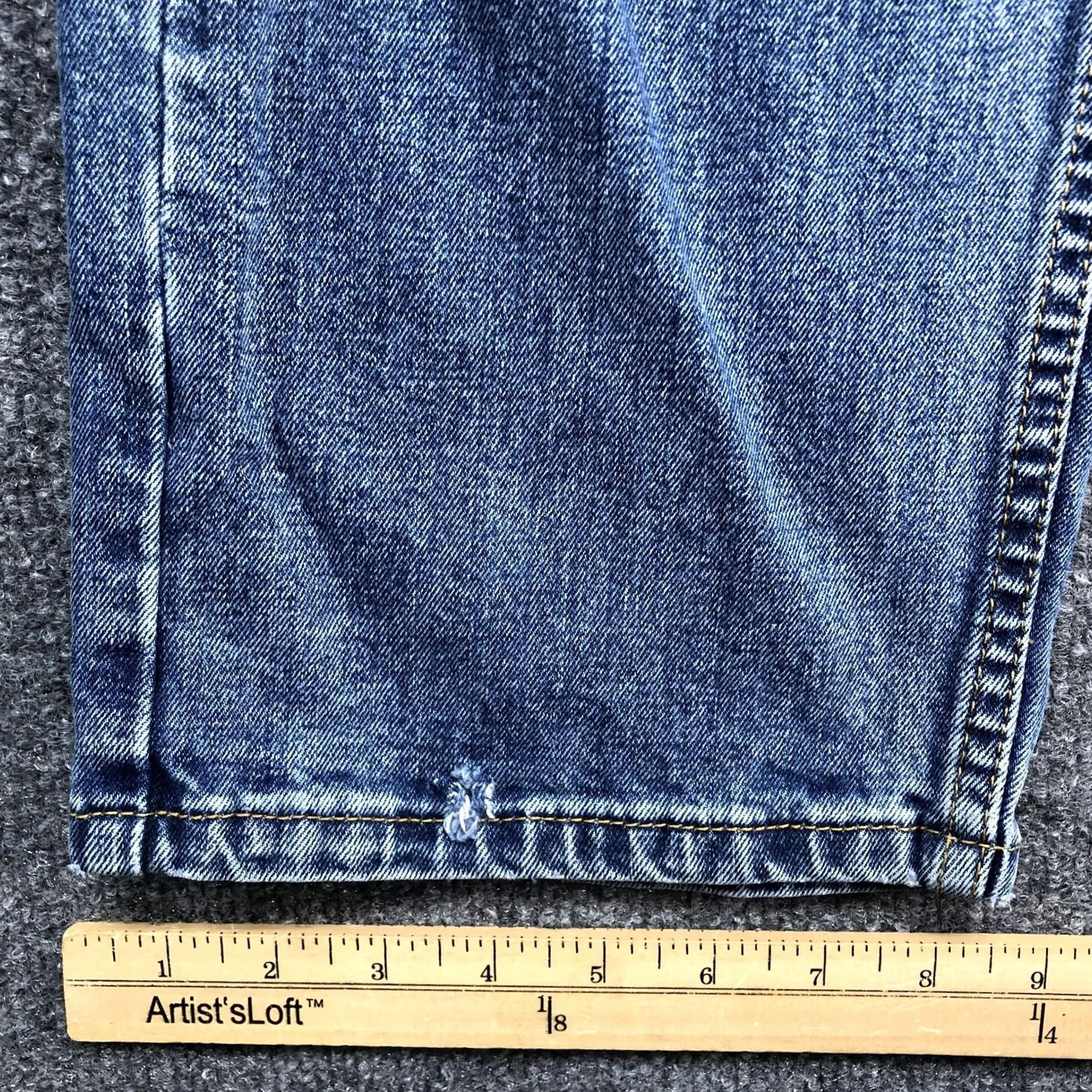 Levi's Levi's 505 Jeans Mens Regular Fit Straight Leg 36x30 Blue Medium Wash Denim Pants Size US 36 / EU 52 - 4 Thumbnail