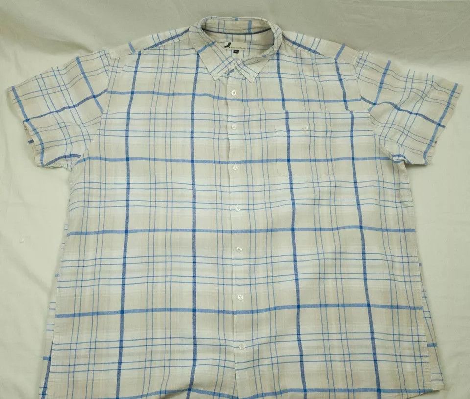 Other DRESSMANN SHIRT SHORT SLEEVE LINEN COTTON SIZE 3XL Size US XXL / EU 58 / 5 - 5 Thumbnail