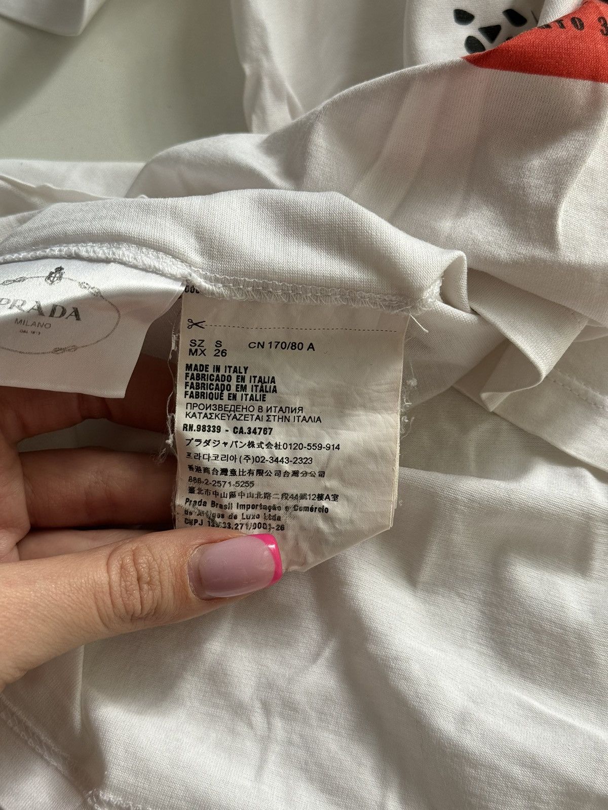Prada Prada x OMA/AMO F/W 2017 limited t-shirt Size US S / EU 44-46 / 1 - 5 Thumbnail
