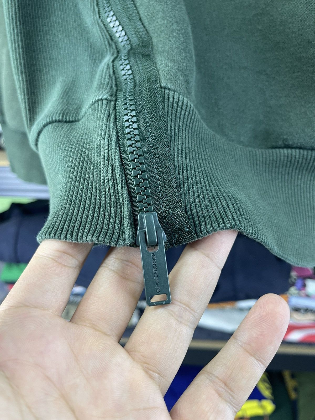 GU × Undercover GU x Undercover Dark Green Design Sweatshirt Size US M / EU 48-50 / 2 - 4 Thumbnail