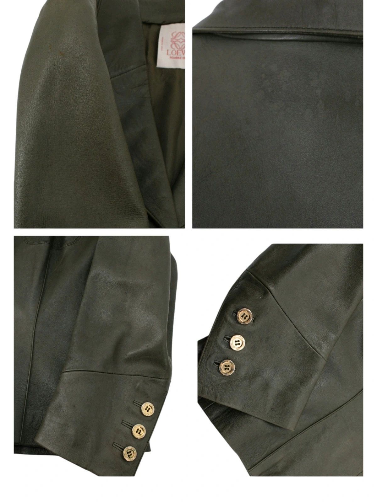 Loewe Loewe Military Leather Jacket Size XL / US 12-14 / IT 48-50 - 9 Thumbnail