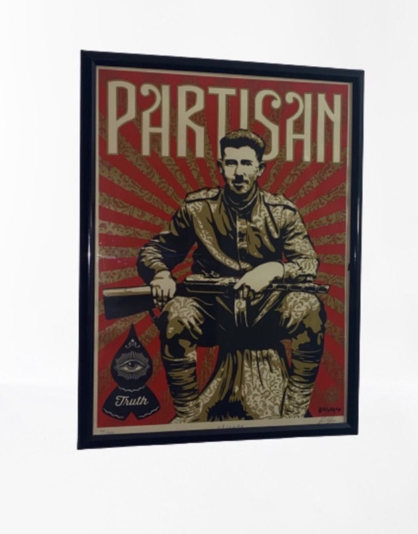 Other Shepard Fairey PARTISAN Print #94/400 (Framed) Size ONE SIZE - 1 Thumbnail