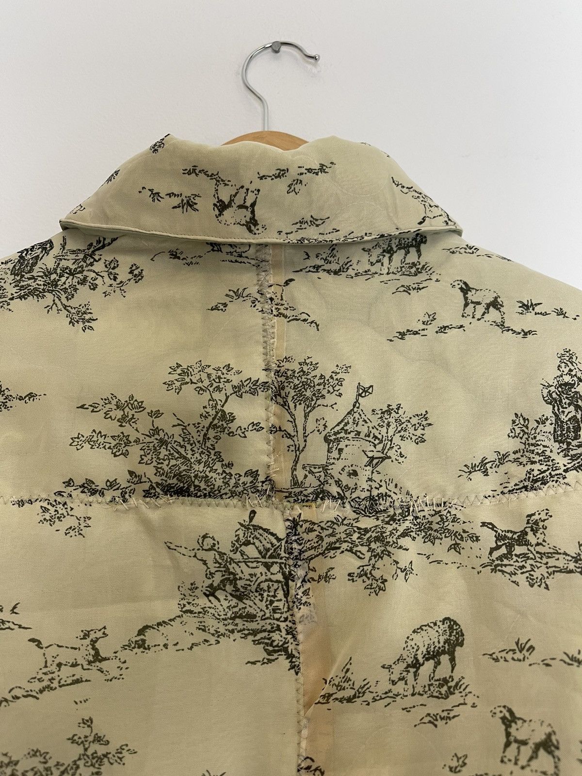 Chorley AW23 sheer toile de jouy quilted bomber flak liner work coat Size US L / EU 52-54 / 3 - 7 Thumbnail