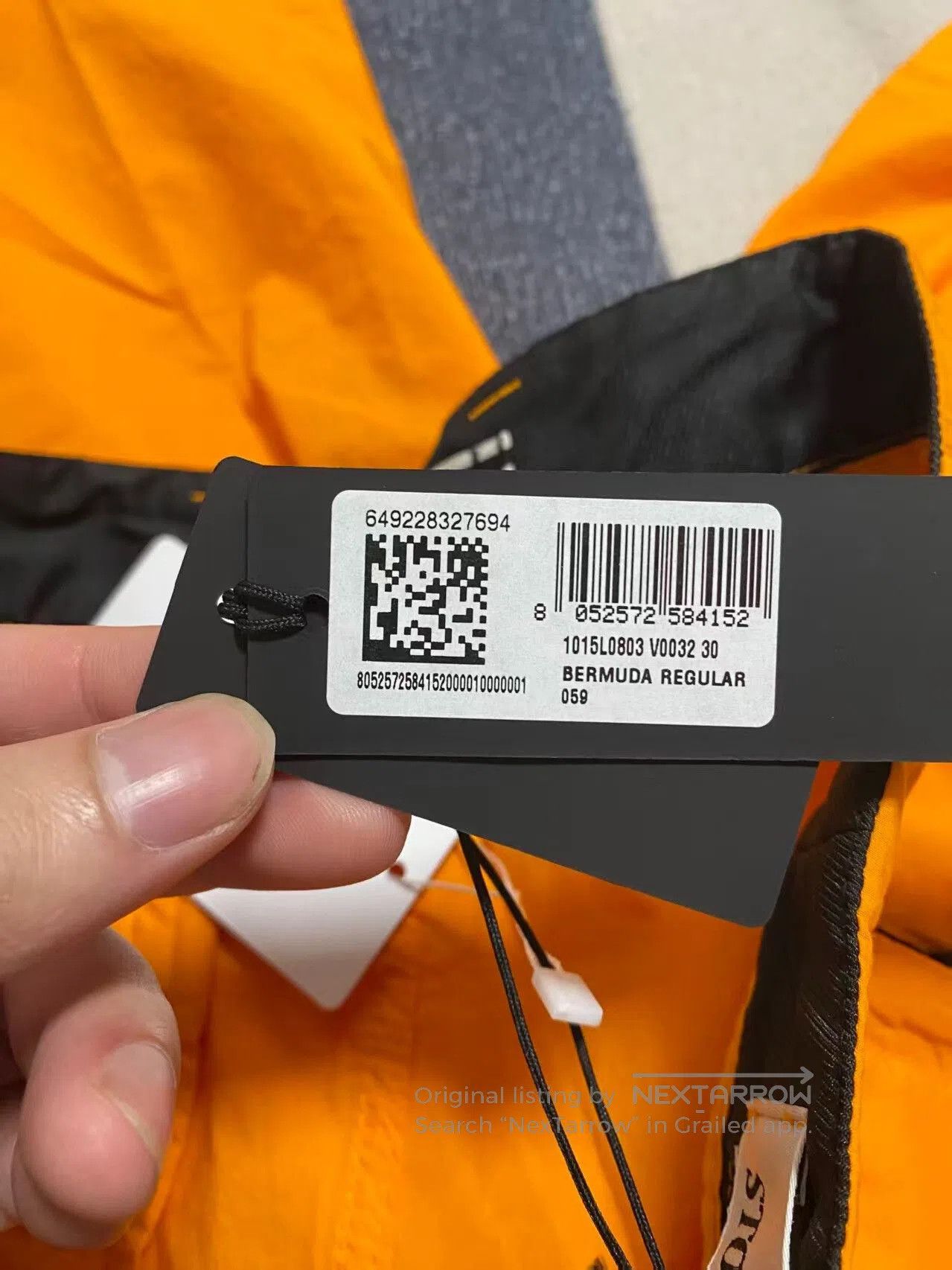 Stone Island stone island orange casual shorts with tags. Size US 30 / EU 46 - 3 Thumbnail
